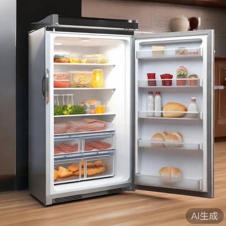 冷冻室巧分层，食材存放更合理