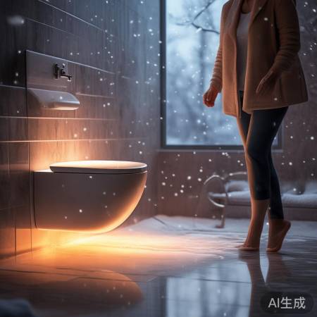 暖风烘干，冬日马桶舒适体验