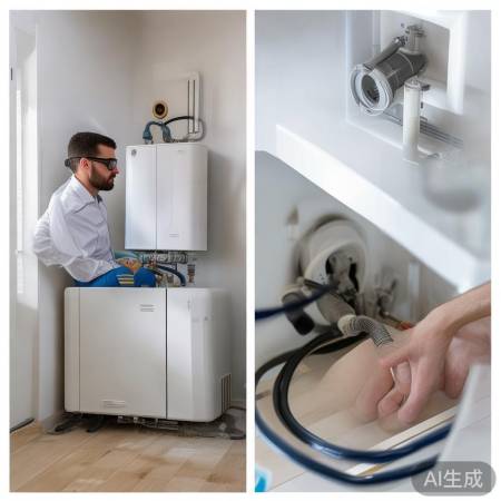 水电连接,确保密封