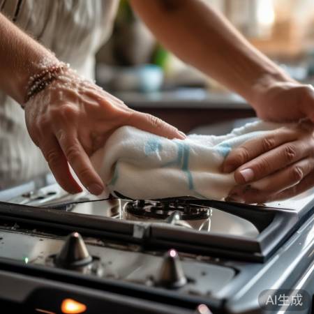 燃气灶电池接触不良,擦拭即解决