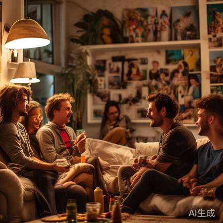 周末沙发聊天,轻松生活分享