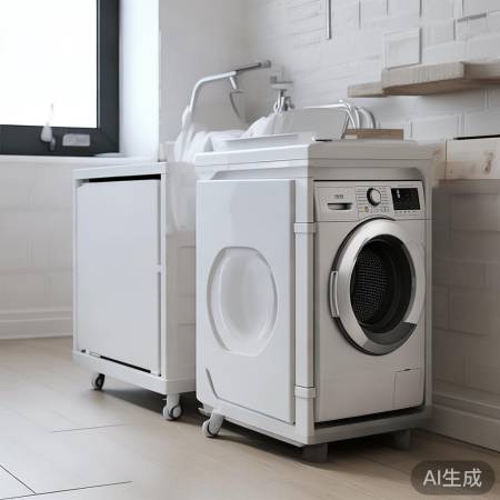 “洗衣机轮子人性化，易移动”
