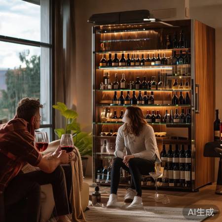 实木红酒柜，生活美好伴侣