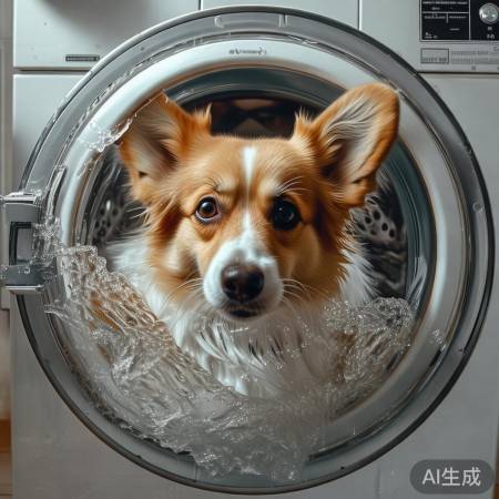 柯基萌泡洗衣机