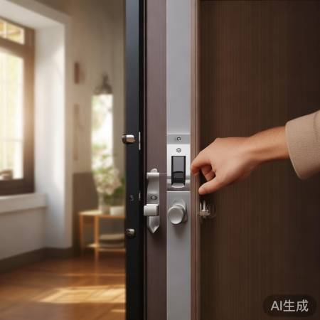 指纹锁电池仓位置各异