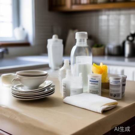 消毒晾干,准备工具