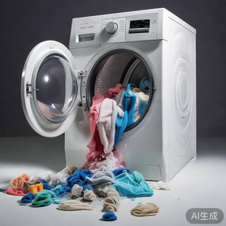 洗衣机不平衡，振动如不倒翁