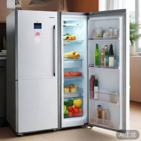 樱花冰箱，大容量，智能温控