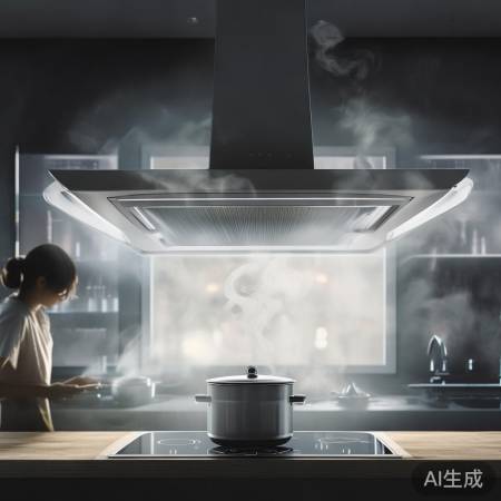 中间排气,油烟不留痕